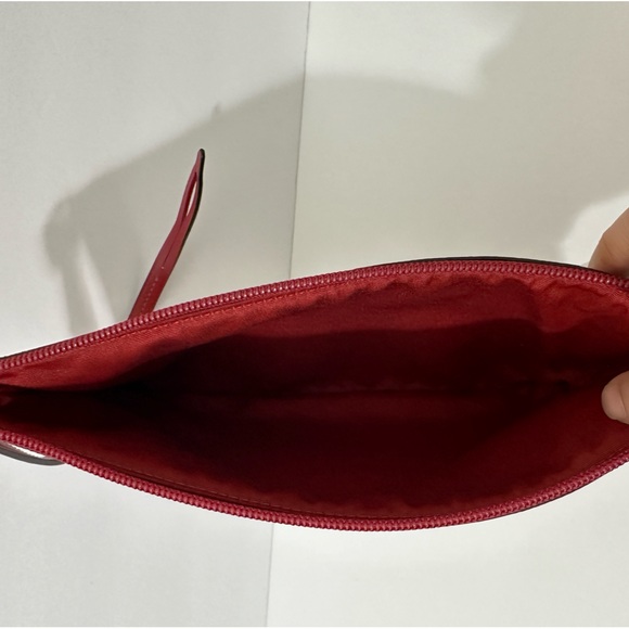 NWOT Coach Story New York Red Zip Clutch/Pouch 9”x6” - Picture 4 of 9